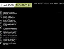 Tablet Screenshot of haversonarchitecture.com